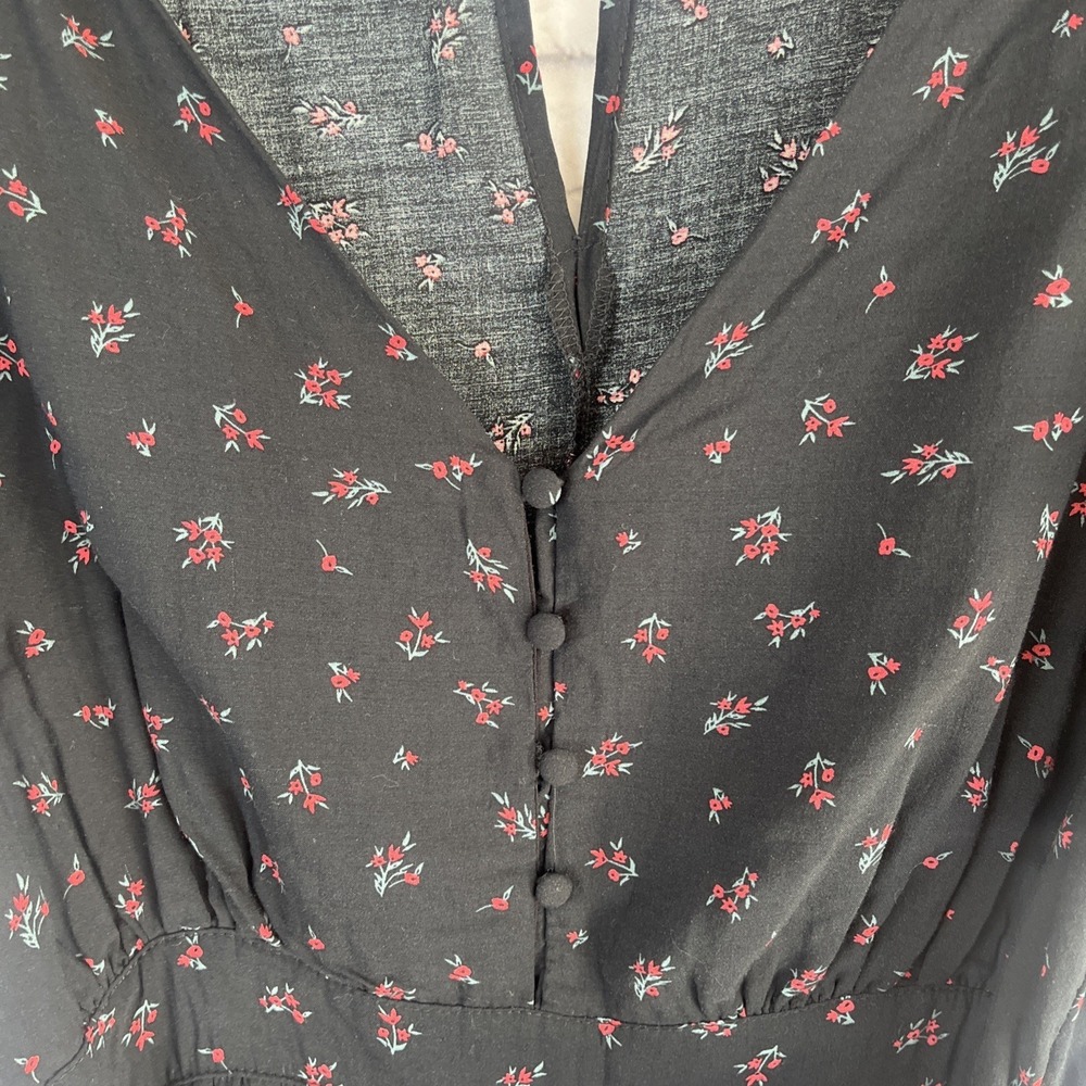 Cotton On Women's Whimsigoth Romantic Lightweight Floral Feminine Dress Medium - Picture 3 of 9